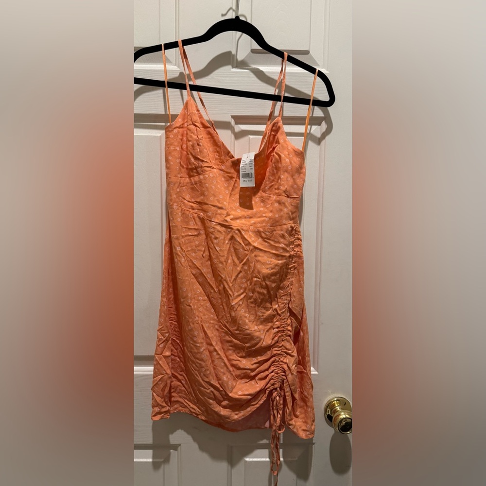 L.A. Hearts PacSun pastel orange floral casual mini dress / Jr. size Medium